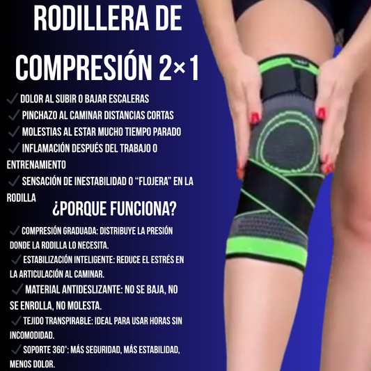 Combo 2x1 en PROMO!!! - Rodilleras para Dolor Frontal – Alivio Rotuliano
